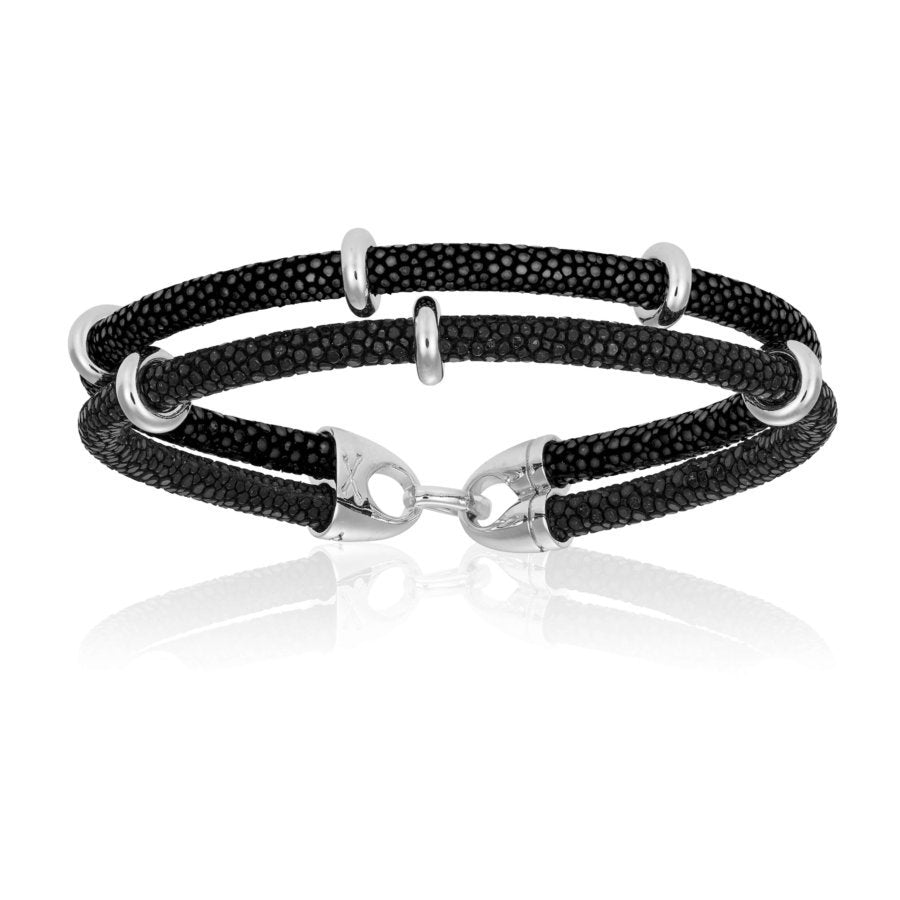 CRHP601114 - High Jewellery bracelet - White gold, black lacquer