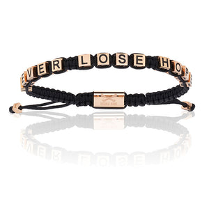 
                  
                    Pink Gold and Black Bracelet Combination
                  
                