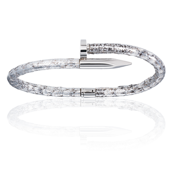 
                  
                    White Gold and Silver Bracelets Gift Idea for her
                  
                