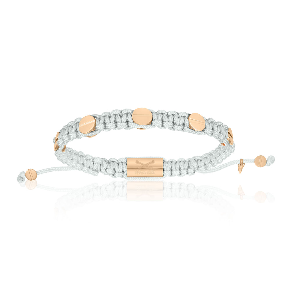Amore Gray Polyester With Rose Gold Bracelet