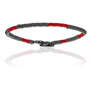 
                  
                    N Black/ Red Bracelet Combination
                  
                
