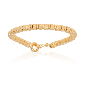
                  
                    Yellow gold bracelet with gold beads (Unisex)
                  
                