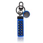 Blue stingray Keychain with Black Studs