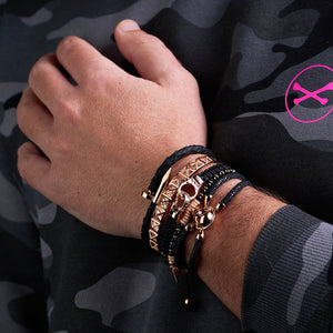 
                  
                    Pink Gold / Black Bracelet Combination
                  
                