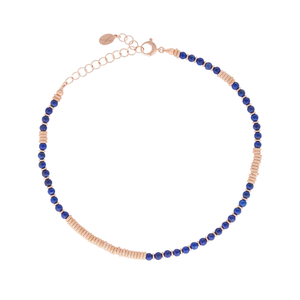 
                  
                    Lapis Lazuli Stone Beaded Necklace with 18k Pink Gold beads
                  
                