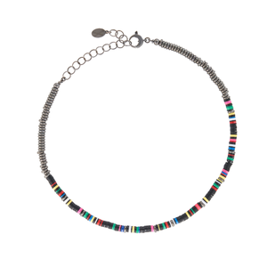 
                  
                    Multicolor African Beads with Black PVD Gift Idea for her
                  
                