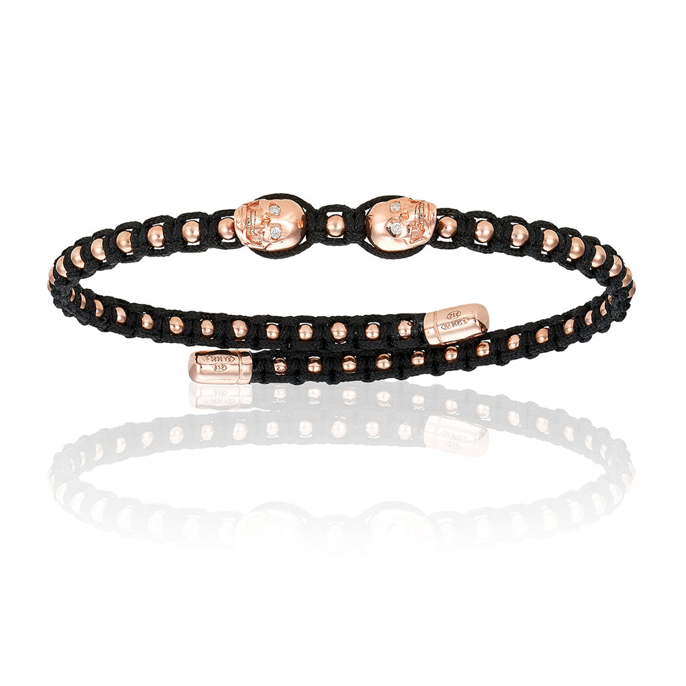 
                  
                    Pink Gold and Black Bracelet Combination
                  
                