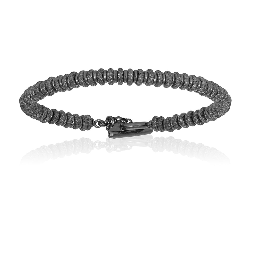 
                  
                    Silver / Black Bracelet Combination
                  
                