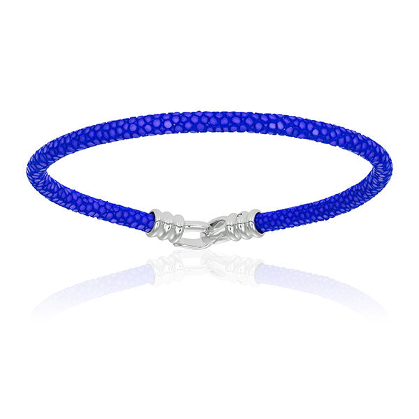 Stingray Double Wrap Bracelet - Blue