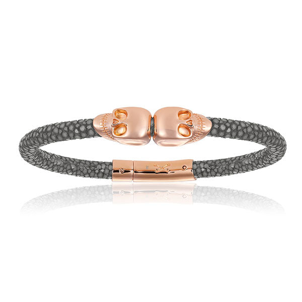 
                  
                    Gray Stingray with Pink Gold Bracelet Combination
                  
                