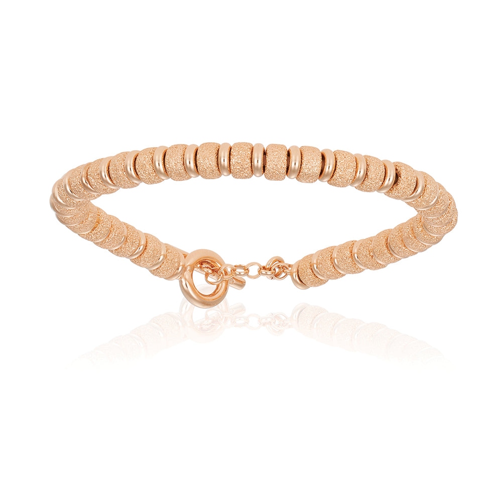 
                  
                    White Stingray & Pink Gold Bracelet Combination
                  
                