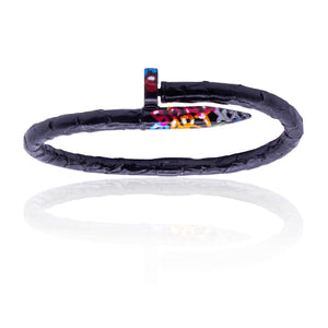
                  
                    Street Art Python Bracelet with Black PVD Nail (Unisex)
                  
                