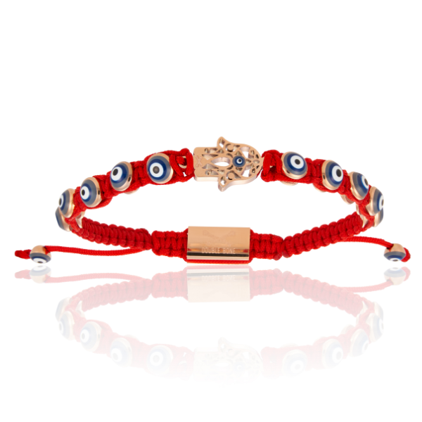 
                  
                    Pink Gold and Red Nylon Bracelets Gift Idea for her
                  
                