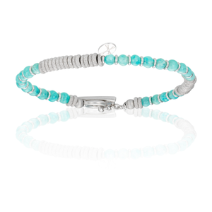 
                  
                    White Gold and Blue Bracelets Gift Idea for her
                  
                
